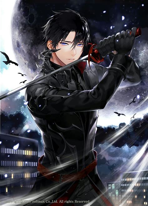 anime male black hair|dark haired anime soldier boy.